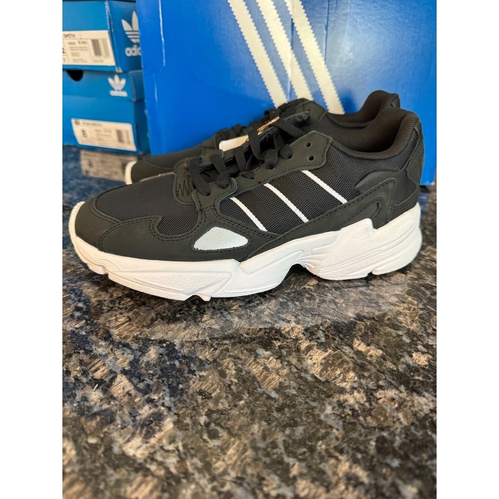 Adidas Falcon‎ W Womens Sneakers Core Black White IG8301 Size 5.5